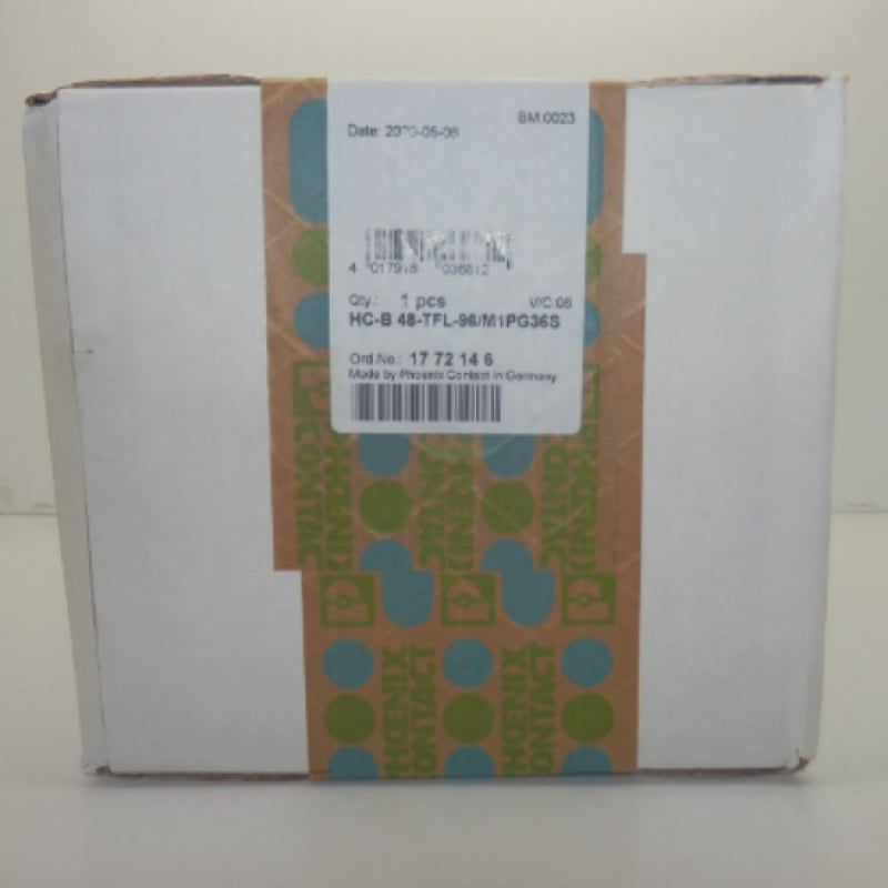 Phoenix Contact Connector Housing 1772146 HC-B 48-TFL-96/M1PG36S