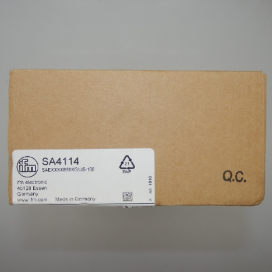 IFM Electronic SA4114 4 Digit Display 2 Analog Output Flow Sensor