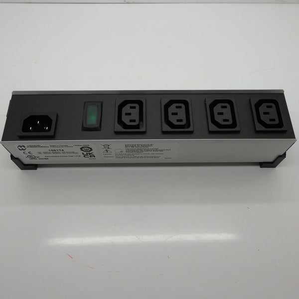 Hammond 4-Outlet 10A Industrial/Commercial Grade Power Outlet Strip 1581T4