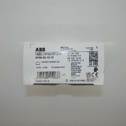 ABB 3-Pole Non-Reversing Contactor AF09-30-10-13