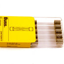 Pack of 5 Cooper Bussmann 250VAC 100mA Fast Blow Glass Tube Fuses AGC-1/10
