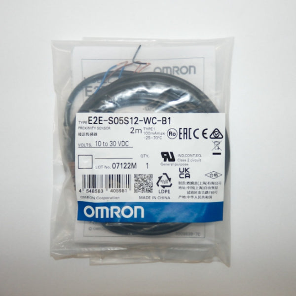 Omron E2E-S05S12-WC-B1 E2E Series 2m Proximity Sensor