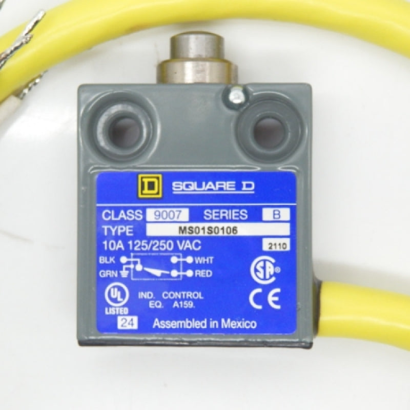 Square D Class 9007 Series B Snap Action Limit Switch 9007MS01S0106