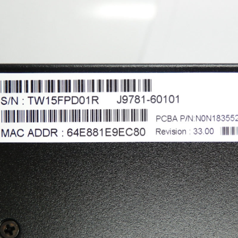 HP 48-Port 2530-48 Ethernet Switch Model: J9781A