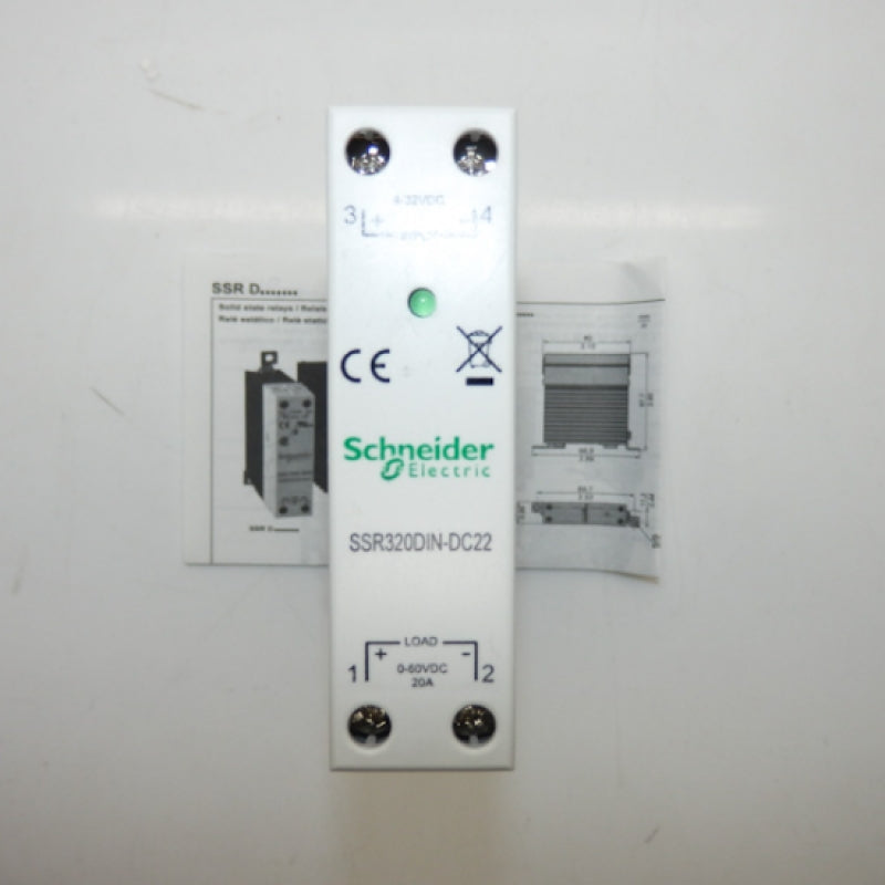 Schneider Electric SPST-NO Solid State Relay SSR320DIN-DC22