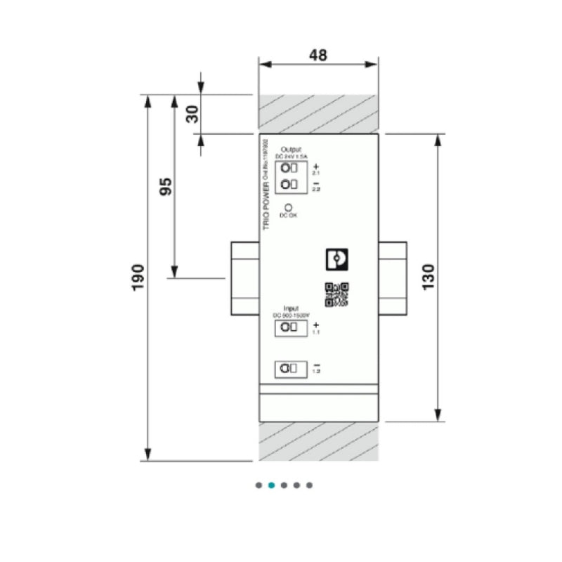 Phoenix Contact Primary Switched Power Supply TRIO-PS-2G/1500DC-24DC/1.5 1107892