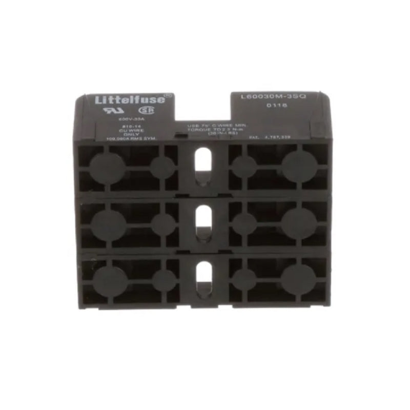 Littlefuse L60030M-3SQ 600V 30A Fuseblock