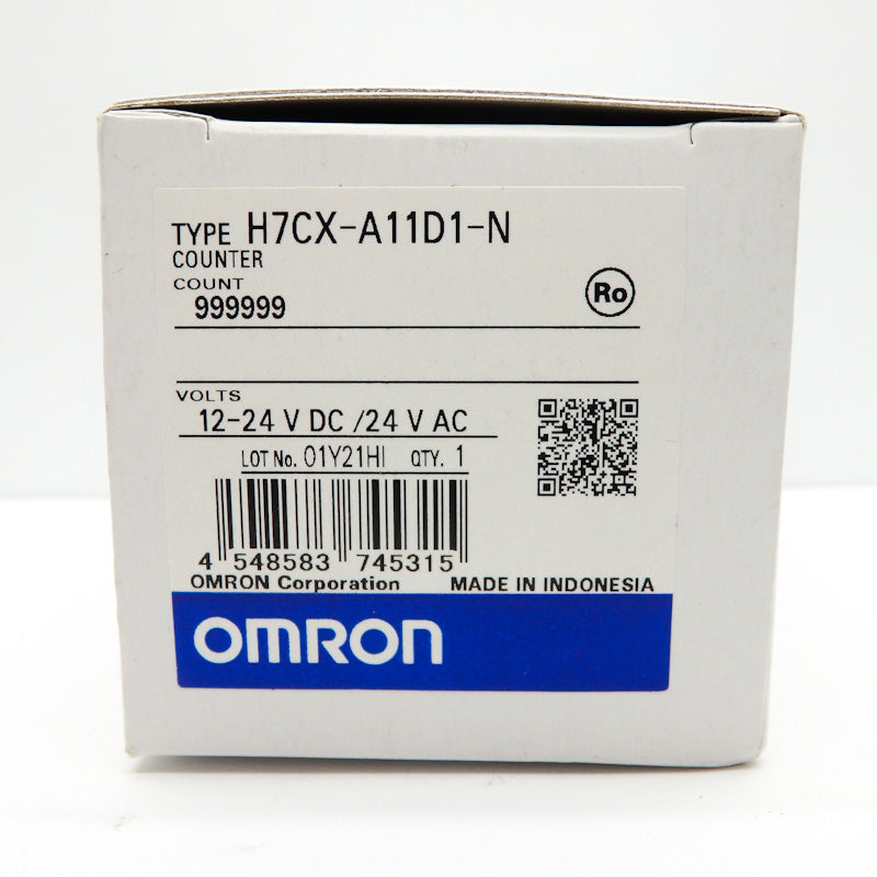 Omron 6-Digit -99,999 to 999,999 12VDC Digital Counter H7CX-A11D1-N