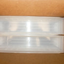Box of 12 Akro-Mils 17 7/8in L x 4 1/8in W x 4in H Clear Storage Bin 30128SCLAR
