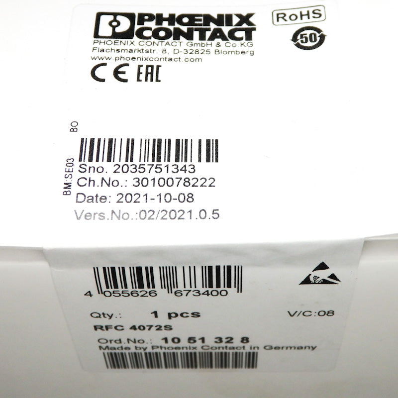 Phoenix Contact RFC 4072S PLCnext Safety Controller 1051328
