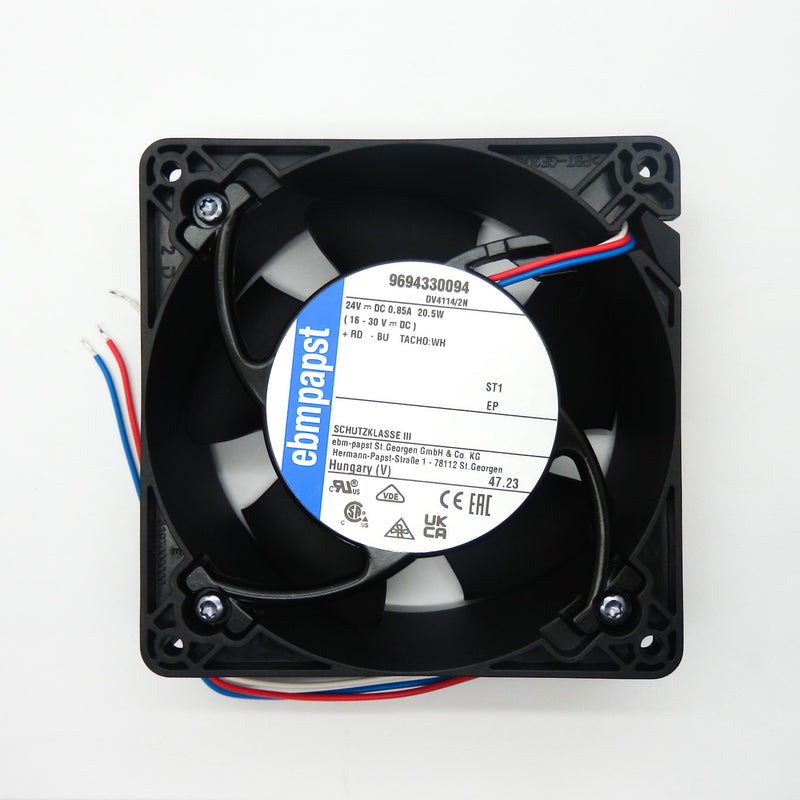 EBM-Papst 24VDC 21W 0.85A 20x120x38mm Fan w/ Wire Leads DV4114/2N