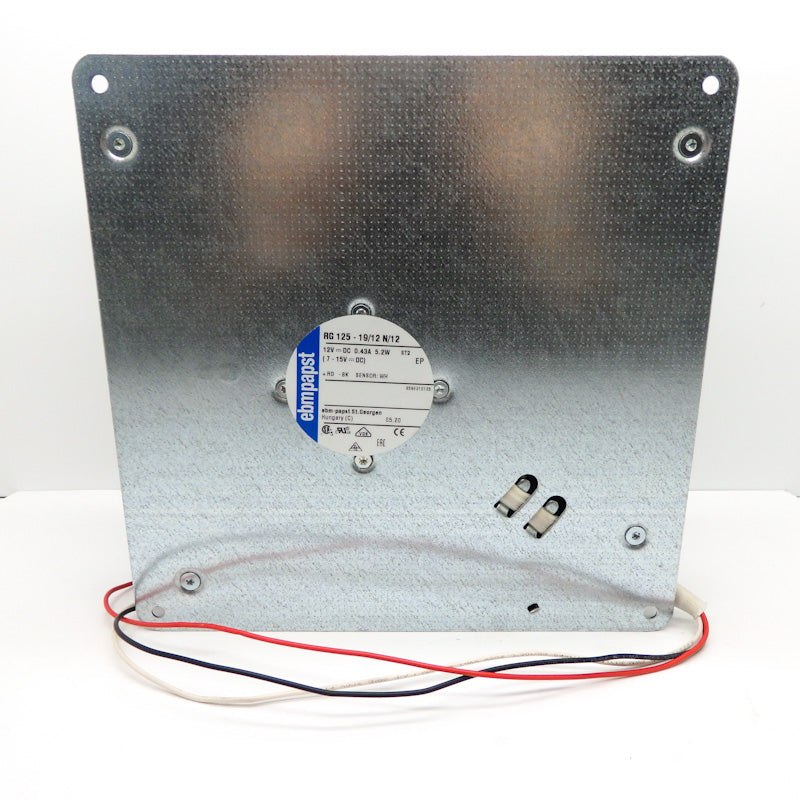 EBM-Papst RG125-19/12N/12 12VDC 5.2W 0.43A 180x180x40mm Fan w/ Wire Leads