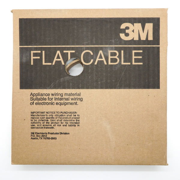 3M 100FT 26-AWG 14-Conductor Round Conductor Flat Cable 3801/14
