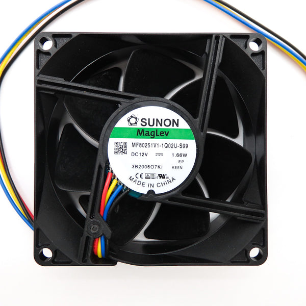 Sunon 80x80x25mm 12VDC 1.66W DC Fan w/ 4-Pin Connector MF80251V1-1Q02U-S99