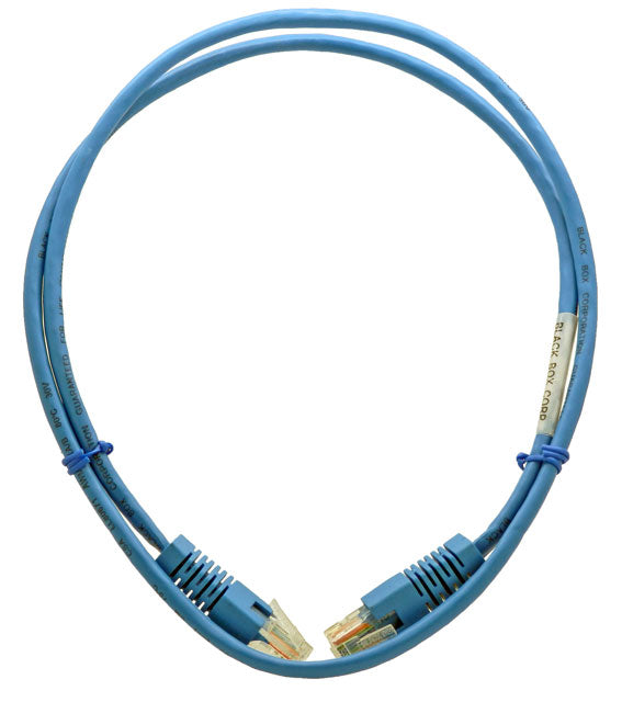 Black Box CAT5e 100-MHz Patch Cable with Molded Boots 3FT 0.9m EVNSL21E-0003