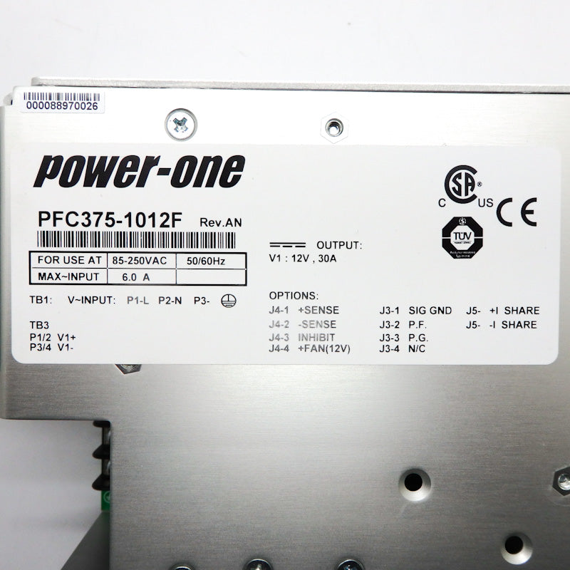 Bel Power Solutions Power-One 12V 30A Enclosed AC-DC Power Supply PFC375-1012F