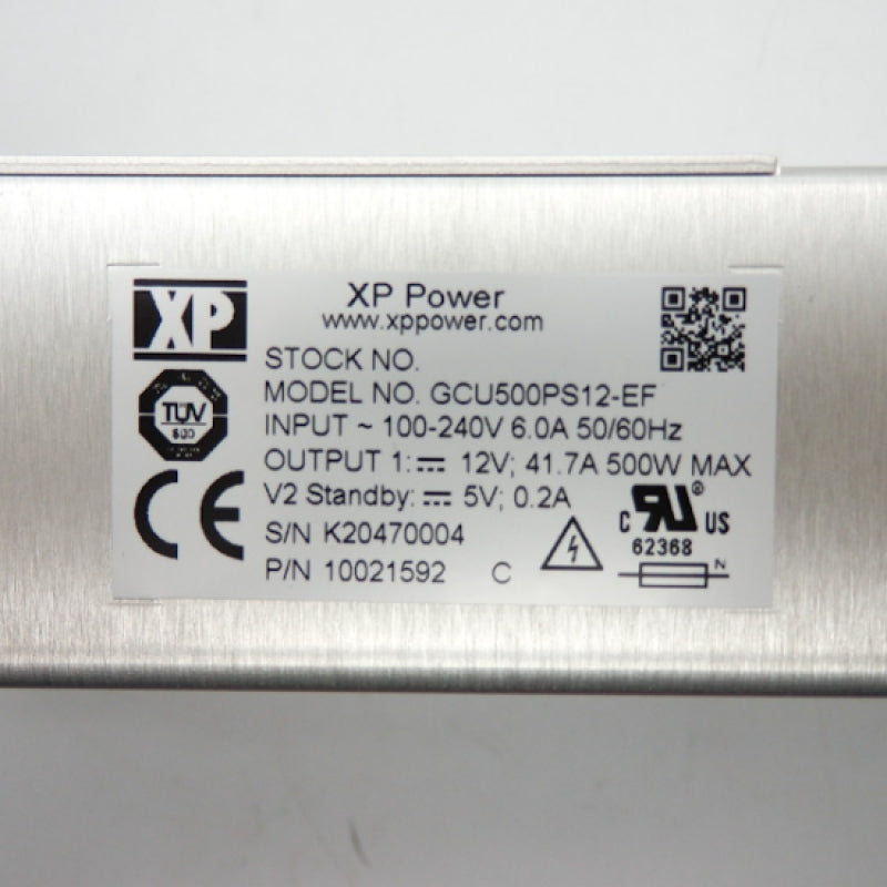 XP Power GCU500 Series AC-DC Power Supply GCU500PS12-EF