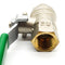 RS Pro Hot Forged Full Bore 40bar 2-Way DN10 3/8" Brass Ball Valve 141-7706