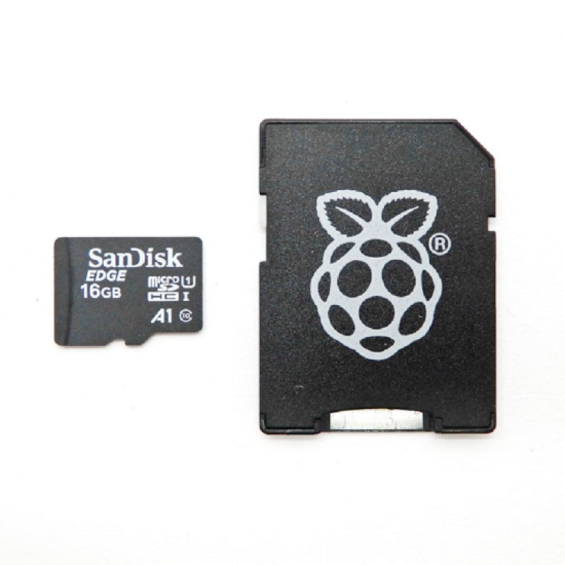 Sd Card Holder Raspberry Pi Digikey NOOBS Raspberry Pi Foundation SanDisk 16GB Micro SD Card w/ Adapter SD ...