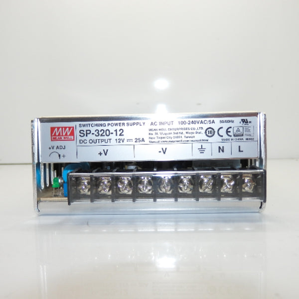 Mean Well 300W AC-DC Enclosed Power Supply SP-320-12