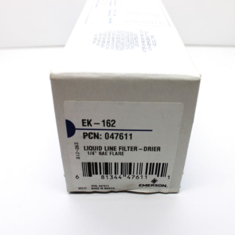 Emerson EK-162 Liquid Line Filter Drier 1/4 In Sae Flare Fitting