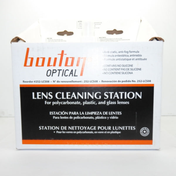 Bouton Wall Mount Disposable Optical Lens Cleaning Station 252-LCS08