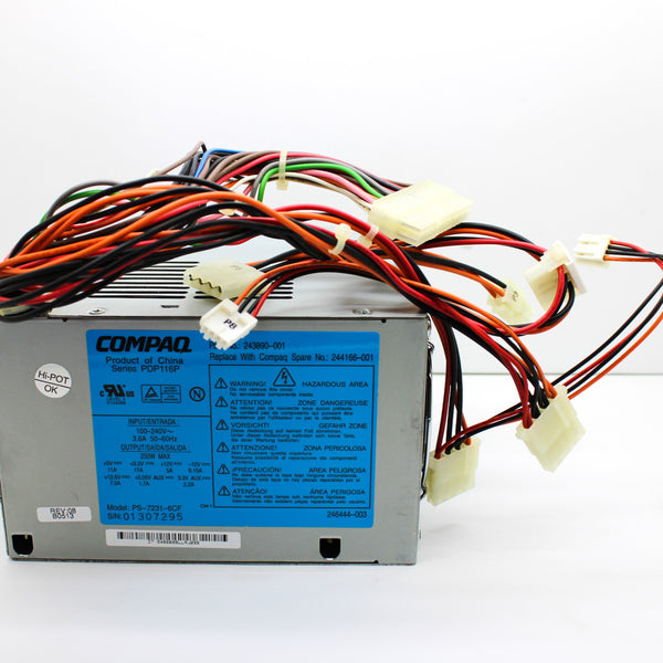 Compaq PS-7231-6CF 250W Power Supply 244166-001 243890-001