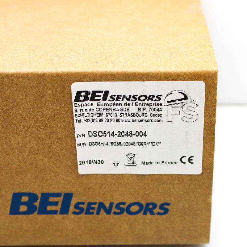 BEI Sensors DSO514-2048-004 Incremental 11VDC-30VDC Hollow Shaft Rotary Encoder