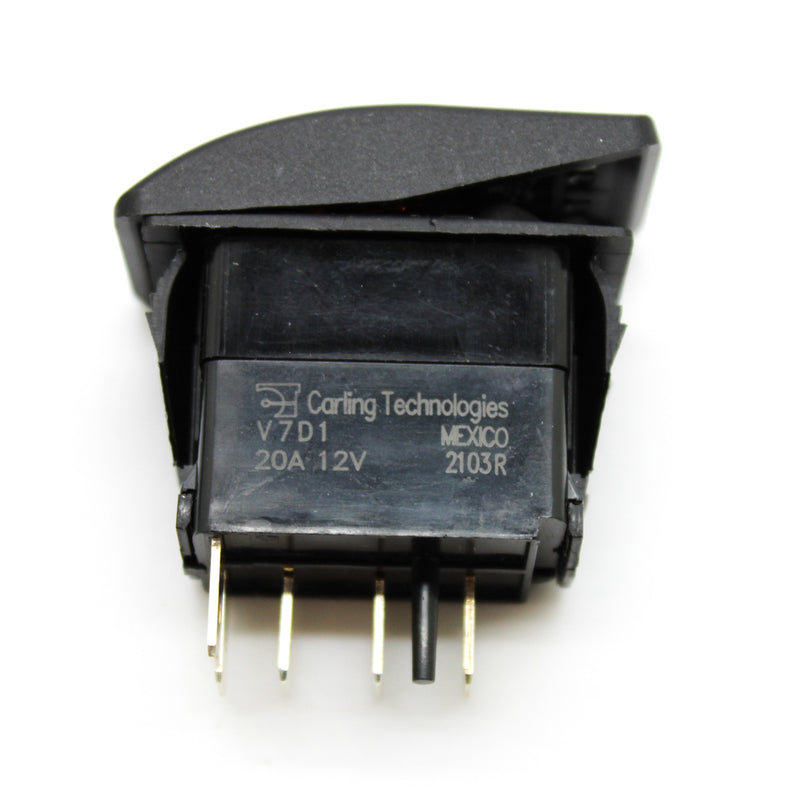 5 Pack Carling Technologies 20A 12VDC Snap-In Rocker Switches V7D1A60B ...