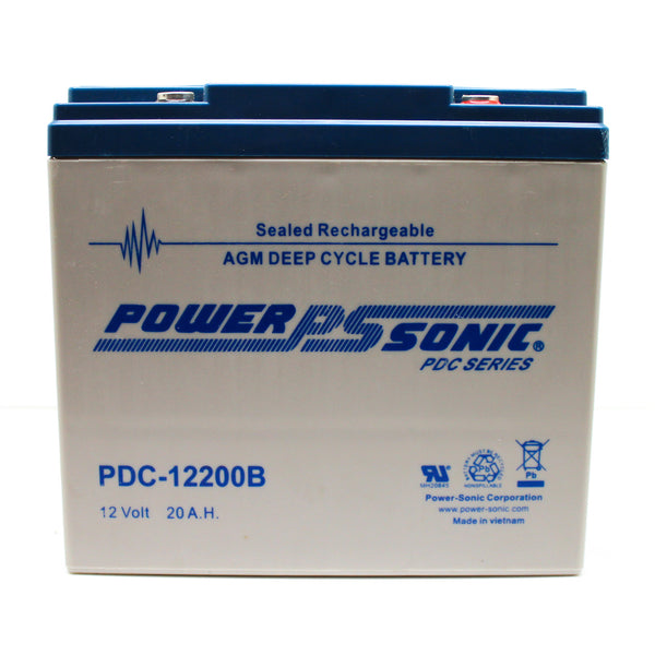 Power Sonic PDC Series Rechargeable Sealed Lead Acid Battery PDC-12200B