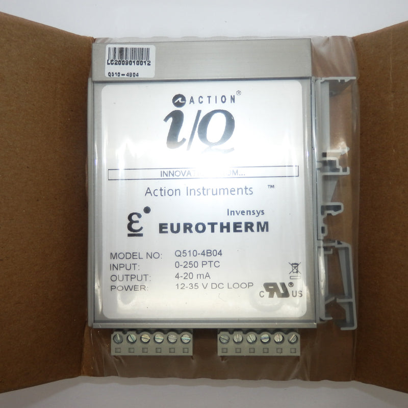 Eurotherm Action I/Q Series Multi-Channel RTD Input 2-Wire Transmitter Q510-4B04