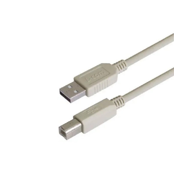 L-Com 0.3m USB Type A Plug to USB Type B Cable CSMUAB-03M