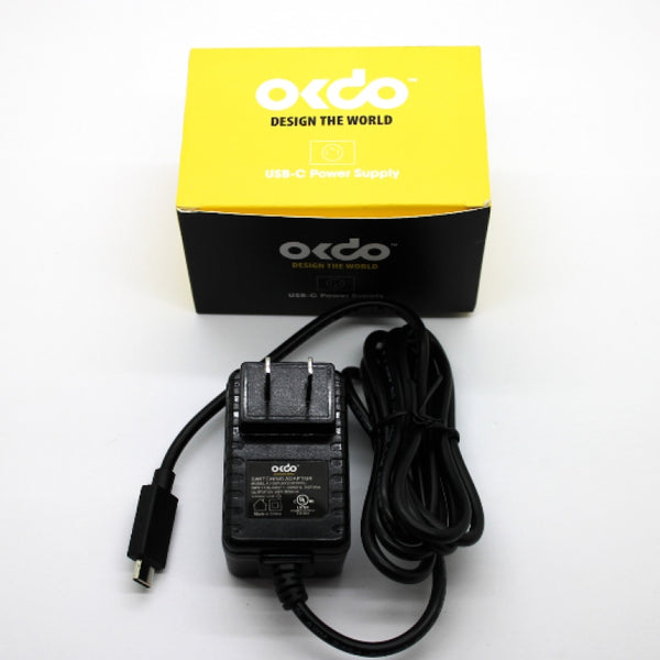OKdo USB-C Power Supply for Raspberry Pi 4 SBC Smartphone Tablet US Plug