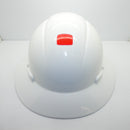 3M Full Brim SecureFit White Hard Hat w/ Uvicator H-801SFR-UV