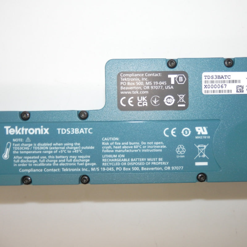 Tektronix 6450 mAh Rechargeable Battery Pack TDS3BATC for TDS3000 Oscilloscopes