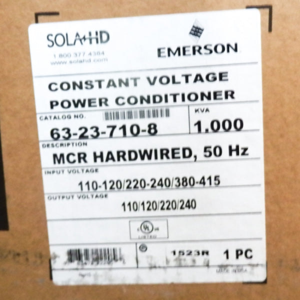 Sola HD Constant Voltage Power Conditioner 63-23-710-8