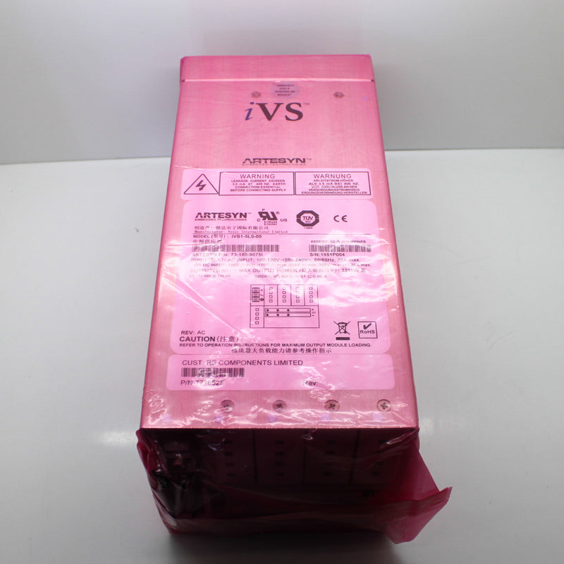 Artesyn 3210W 12VDC 125A 1-Output Switching Power Supply iVS1-5L0-00-A
