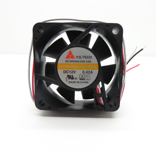 Y.S Tech 12V 0.42A 2.4 x 2.4 x 1.0 in Cooling Fan NYW06025012BS