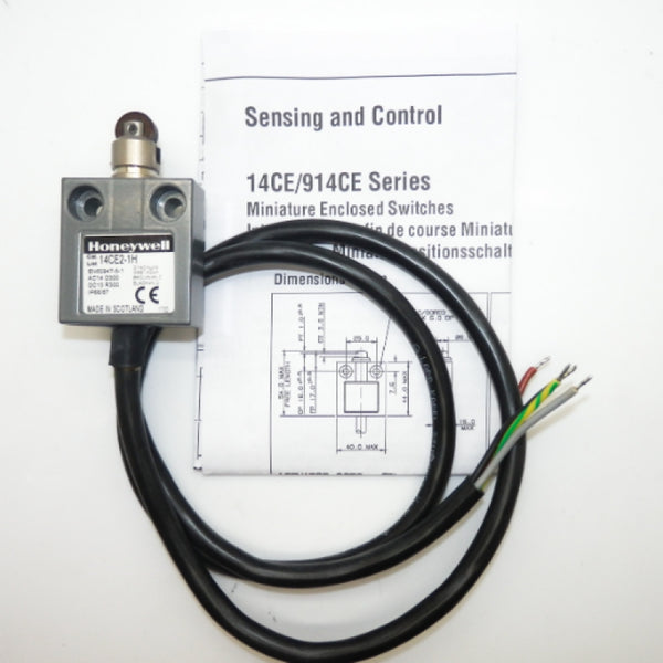 Honeywell 14CE Series Limit Switch w/ Parallel Roller Plunger 14CE2-1H