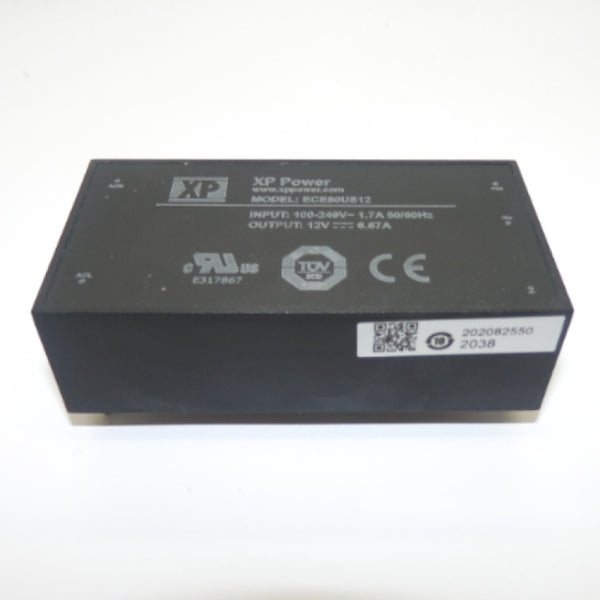 XP Power Encapsulated AC-DC Power Supply ECE80US12