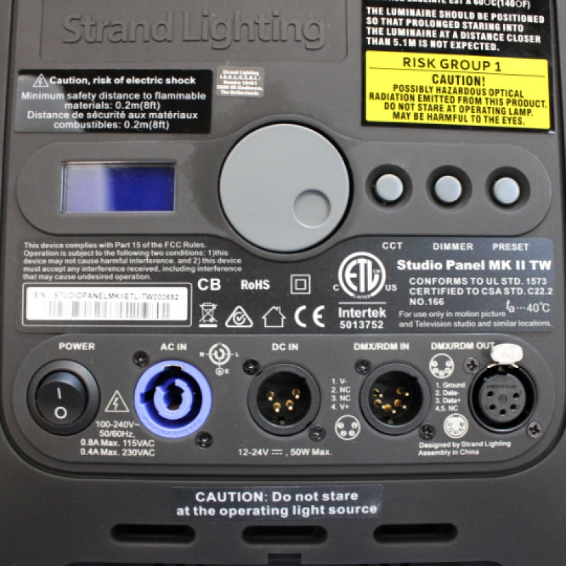 Mk Panel Led Strand Lighting Studio Panel MK II Tunable White Light LED Panel Lumin ...