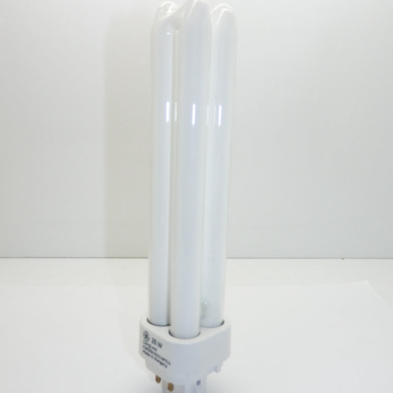 GE Biax D/E 26W 4-Pin Compact Fluorescent Light Bulb F26DBX/835/4P G24Q-3