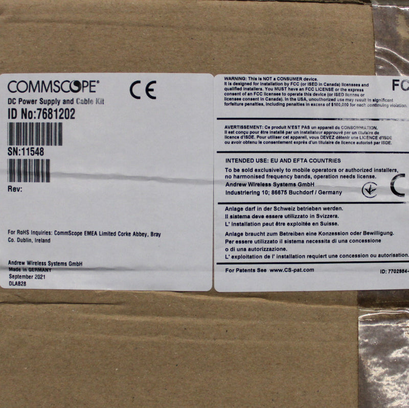 CommScope 7637443-02 7681202 Artesyn 850W Power Supply Kit DS850DC-3-008