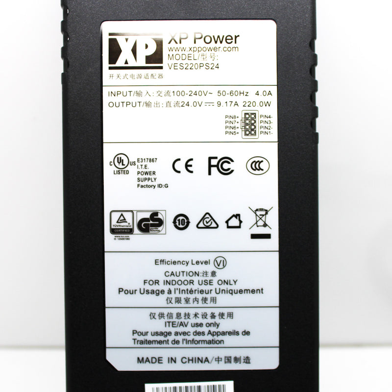 XP Power 220W 24V 9.17A 220W AC-DC Desktop Power Supply VES220PS24