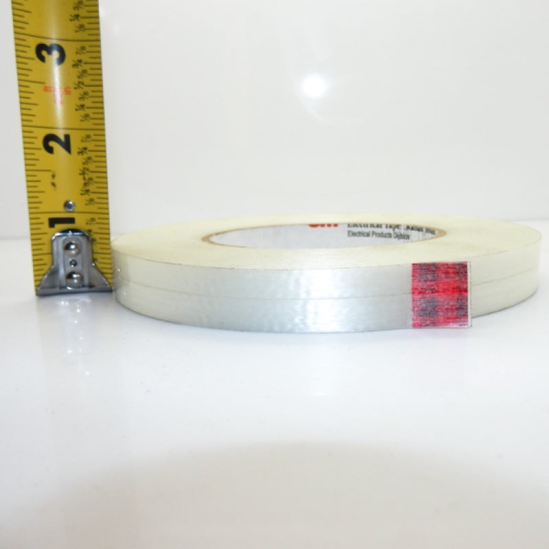 3M 0.625" x 60yd Translucent Polyester Film/Glass Filament Reinforced Tape 1339