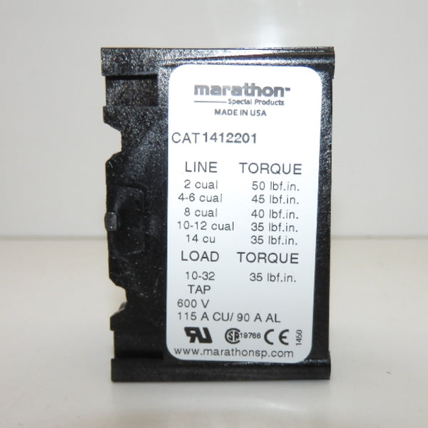 Marathon 115A 600V 141-Series Power Terminal Block 1412201