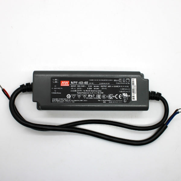 Mean Well 40W 48VDC 0.84A 1-Output AC-DC LED Power Supply NPF-40-48