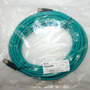 TE Connectivity 10m CATe M12 4Pin Male to Female Cable Assembly TAD1453A201-007