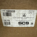 250 Pack of SCS 32" x 32" SCS1000 Metal-In Ziptop Static Shielding Bags 1003232