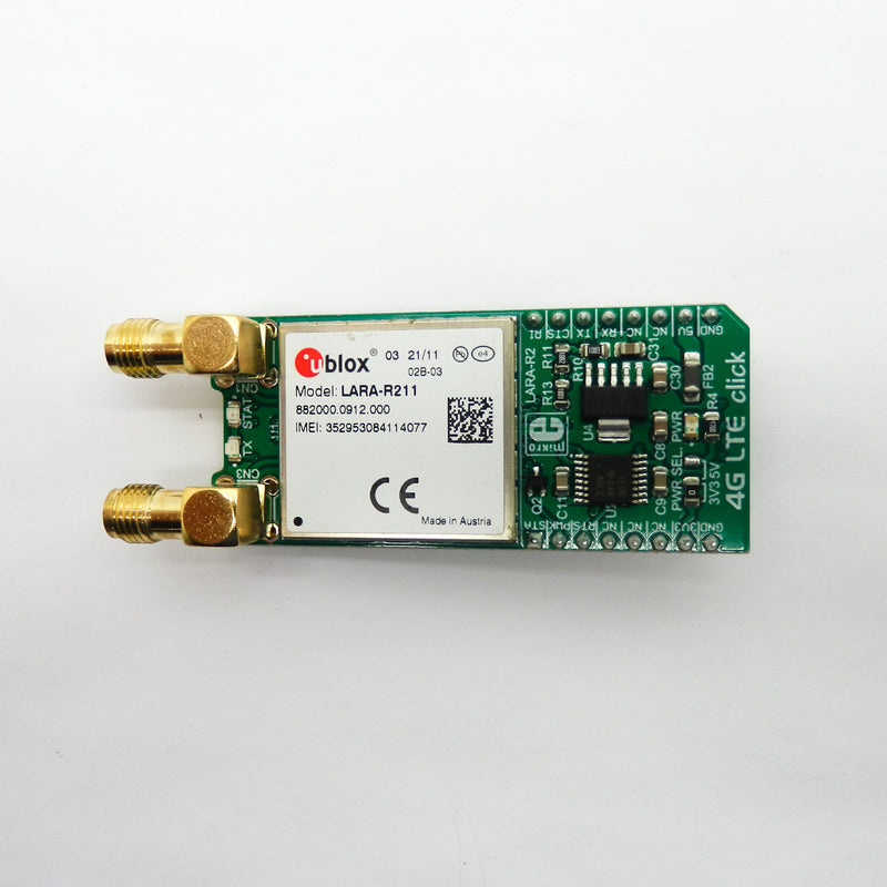 MikroElektronika LTE-E Click Board for EU Model: LARA-R211 MIKROE-2527